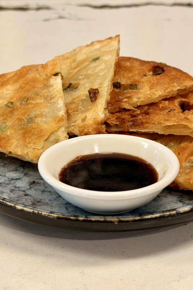 Scallion Pancakes at Lotus Restaurant